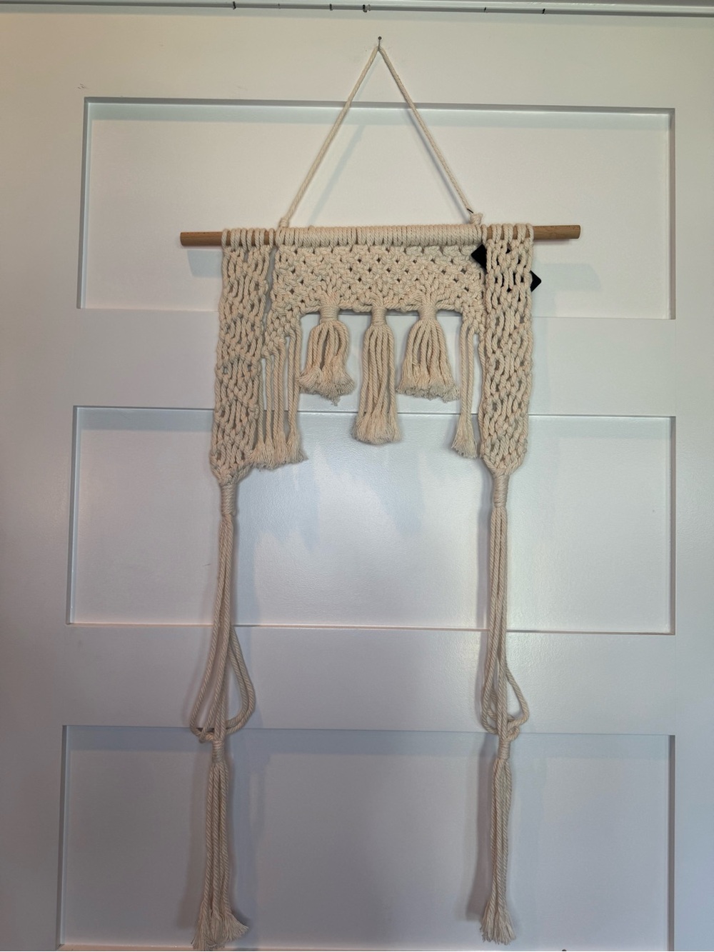 Handmade Cream Macrame Wall Hanging